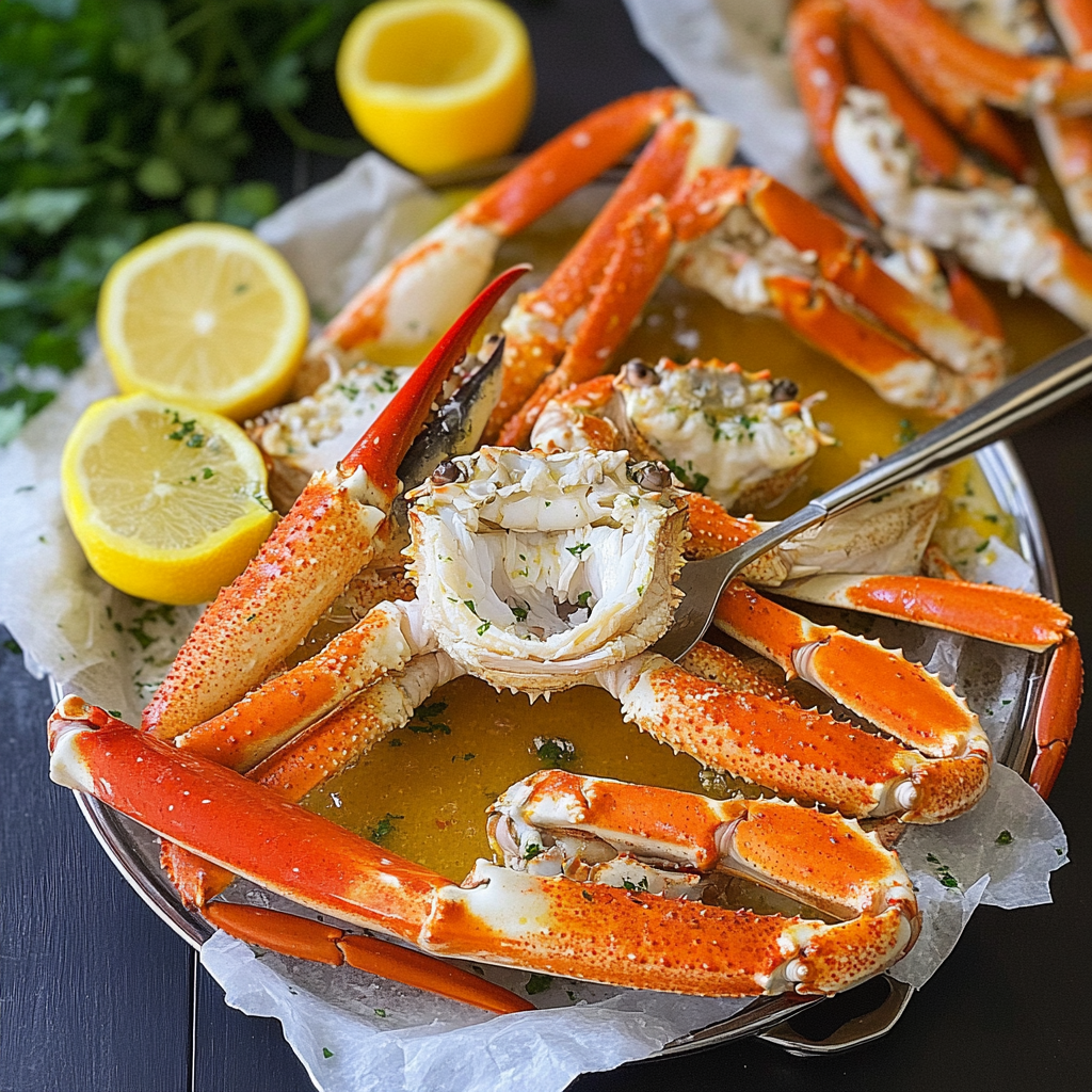 Recipe preparation for Instant Pot Crab Legs Seafood Dinner
