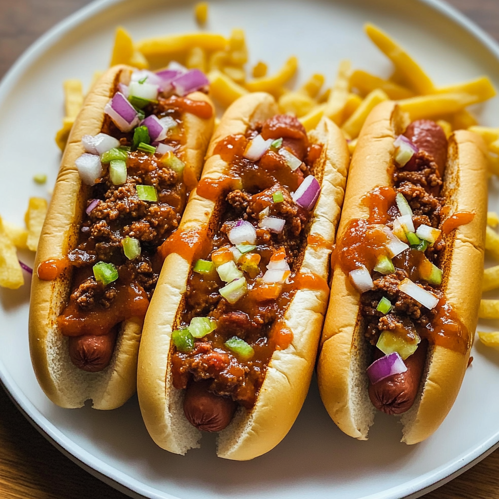 Recipe preparation for Pressure Cooker Old Fashioned Chili Dog Sauce (for summer BBQs)