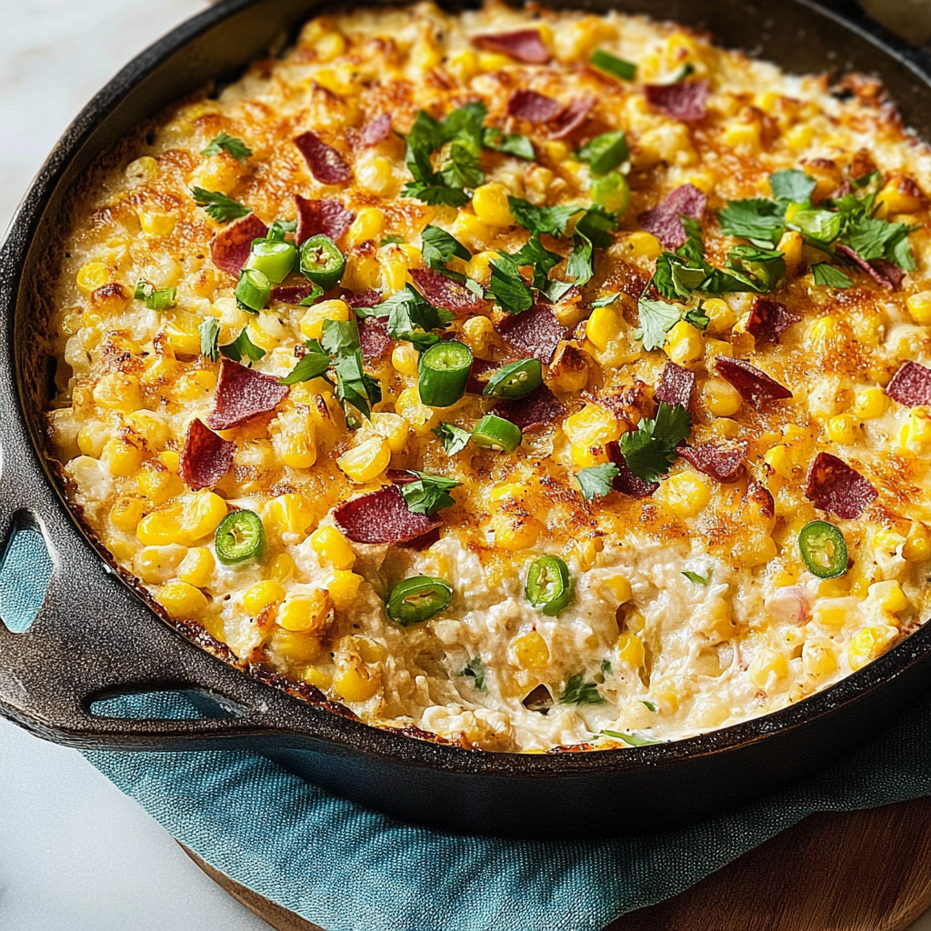 Recipe preparation for Slow Cooker Corn and Jalapeño Dip