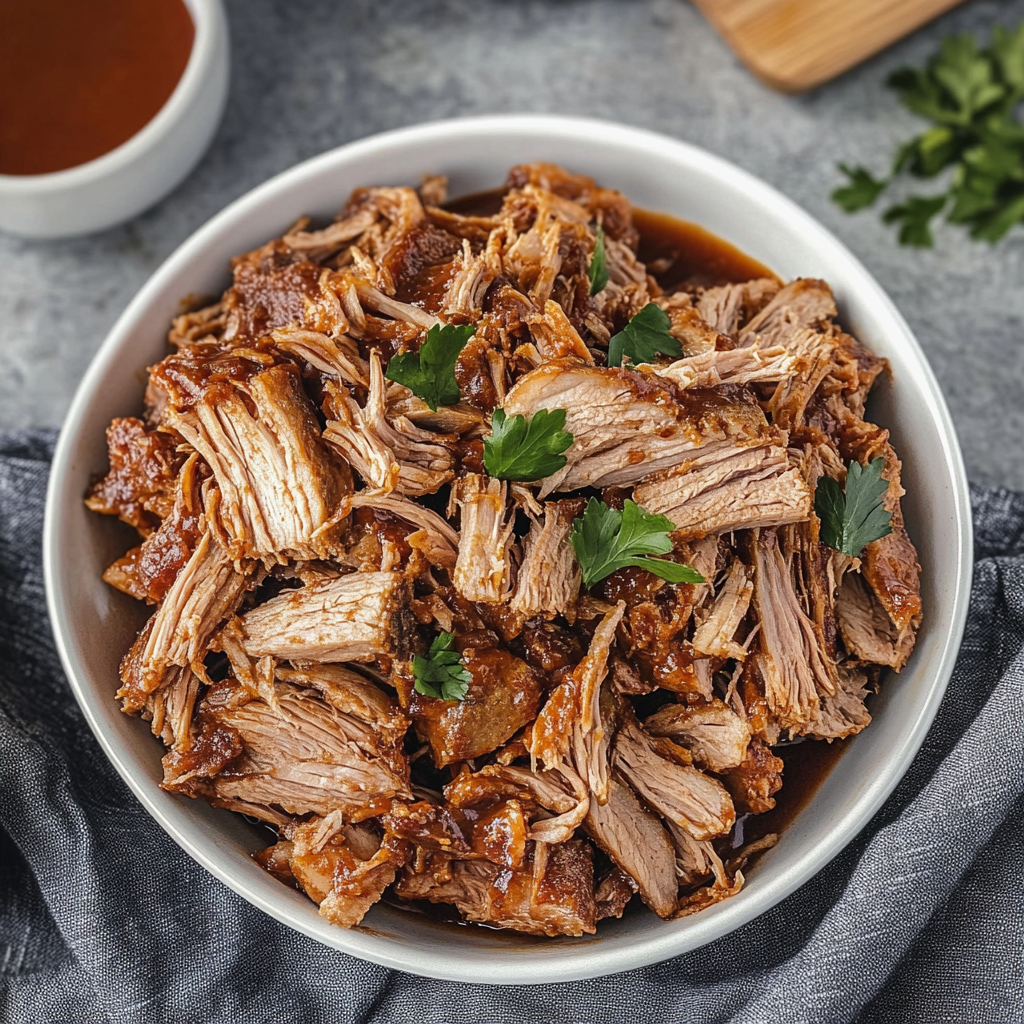 Recipe preparation for Instant Pot BBQ Pulled Pork