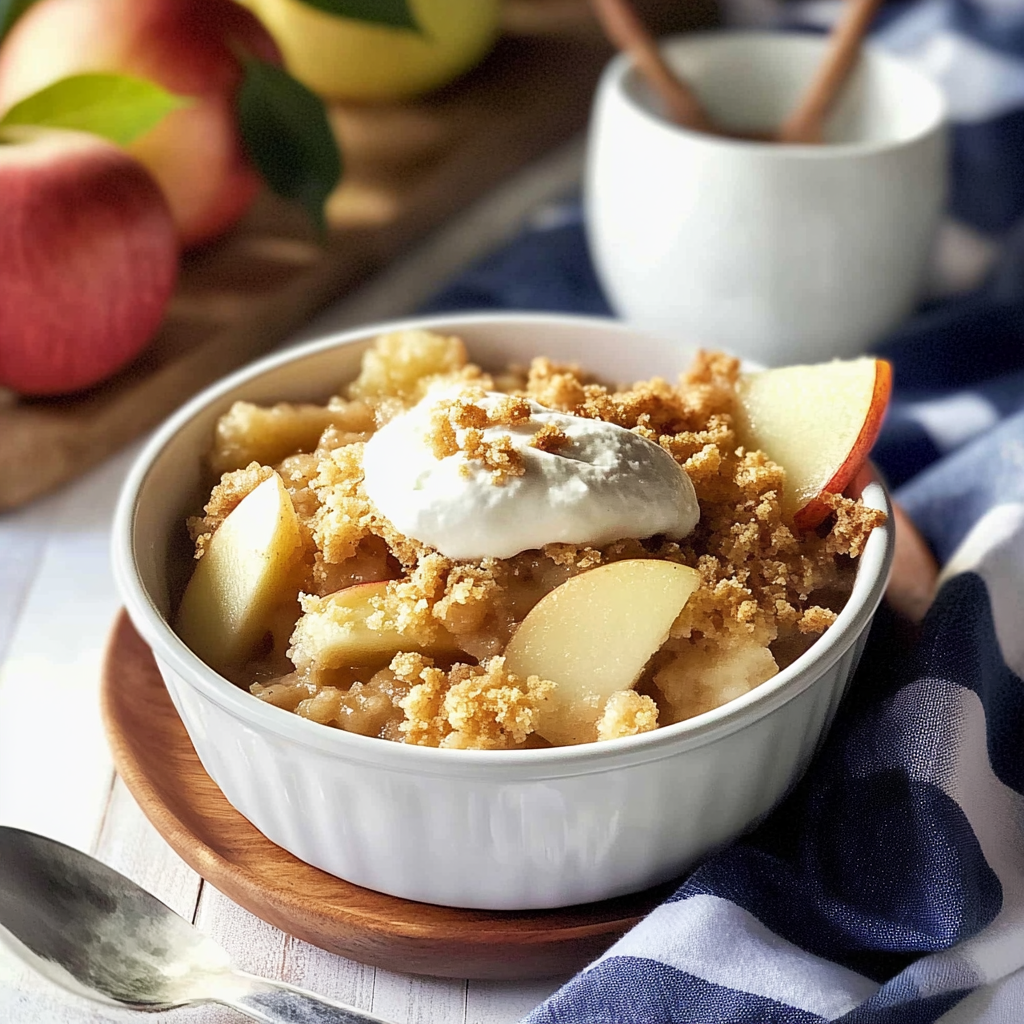 Recipe preparation for Slow Cooker Apple Crisp