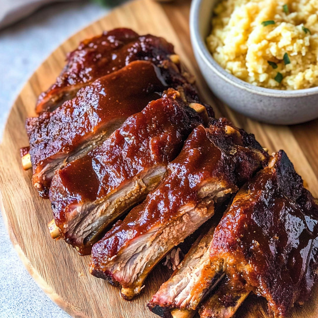 Recipe preparation for Instant Pot BBQ Ribs