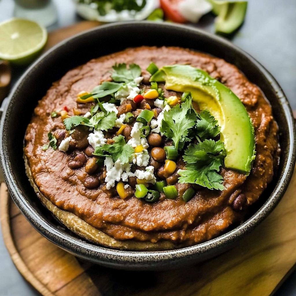 Recipe preparation for Instant Pot Refried Beans (No-Soak)