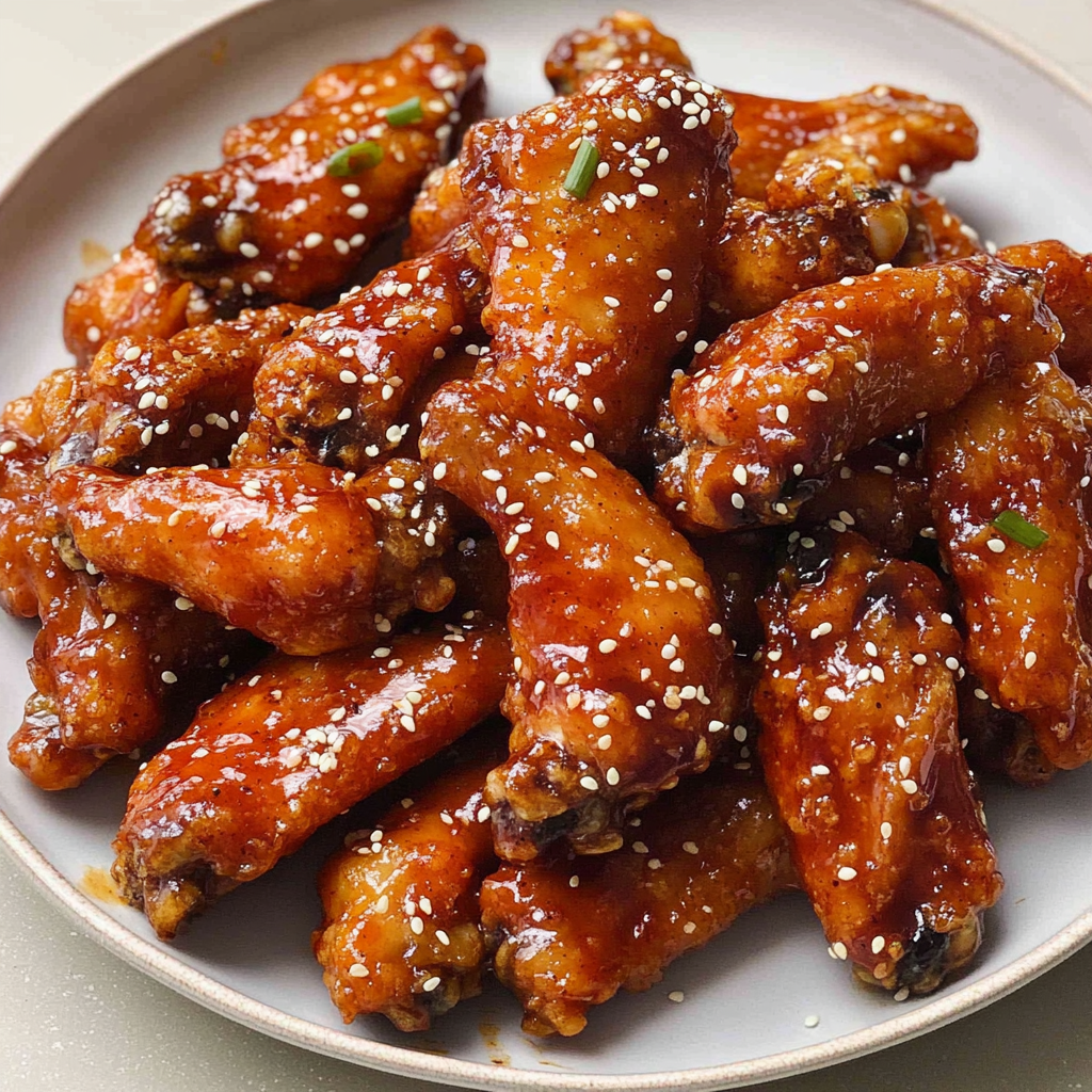 Recipe preparation for Slow Cooker Honey Sriracha Chicken Wings