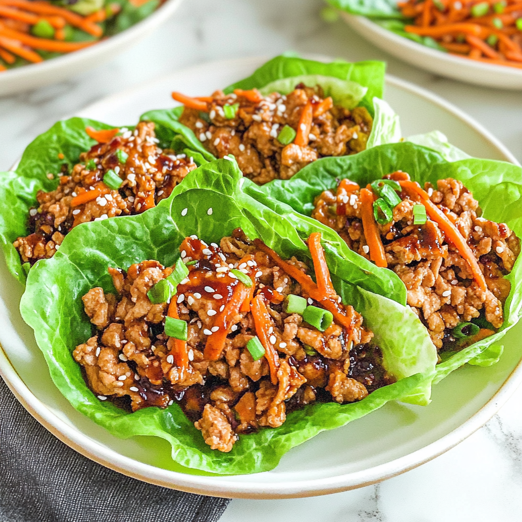 Recipe preparation for Instant Pot Pork Lettuce Wraps with Wheat Berries