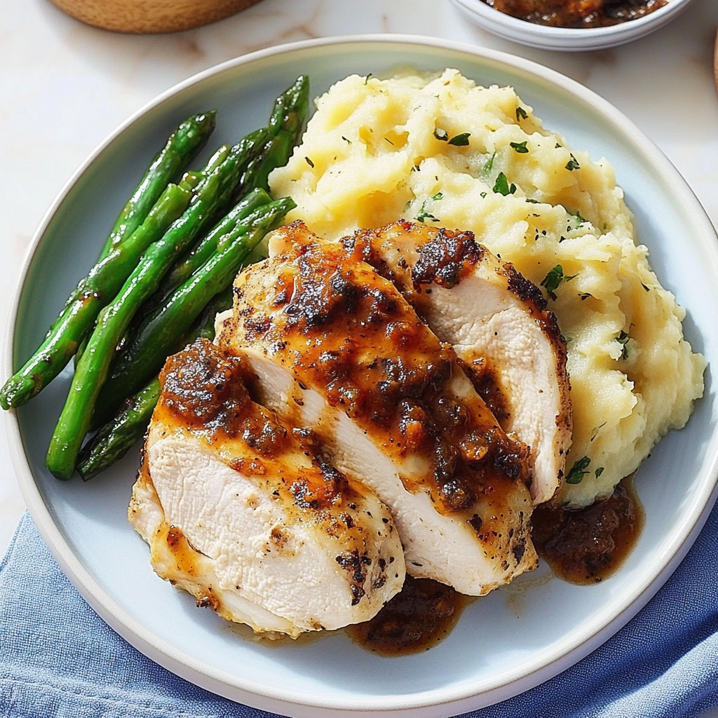 Recipe preparation for Instant Pot Mashed Potatoes and Chicken