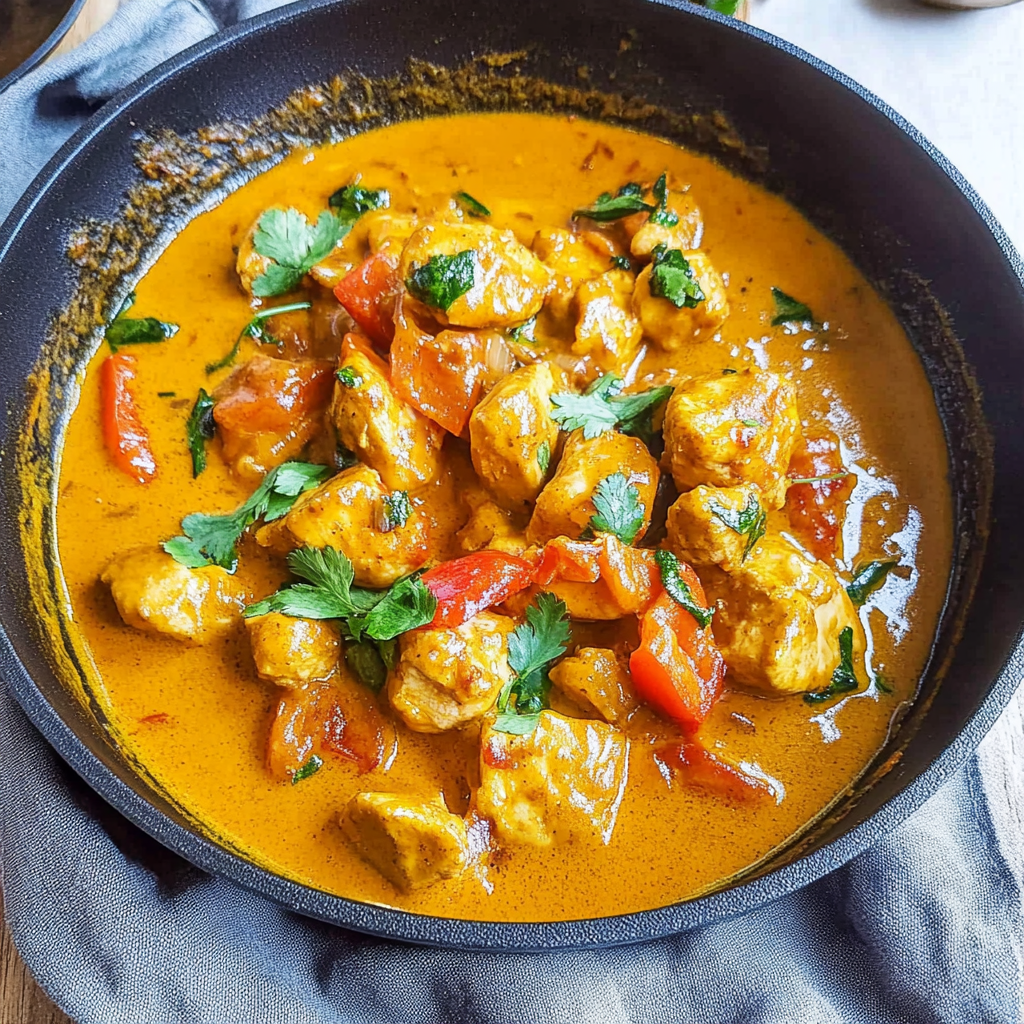 Recipe preparation for Slow Cooker Coconut Curry Chicken