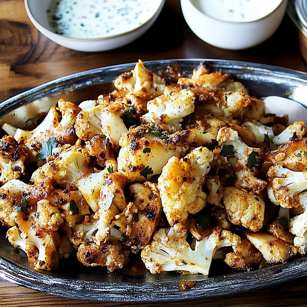 Recipe preparation for Sheet Pan Chicken and Cauliflower Bake (Shawarma-Inspired)