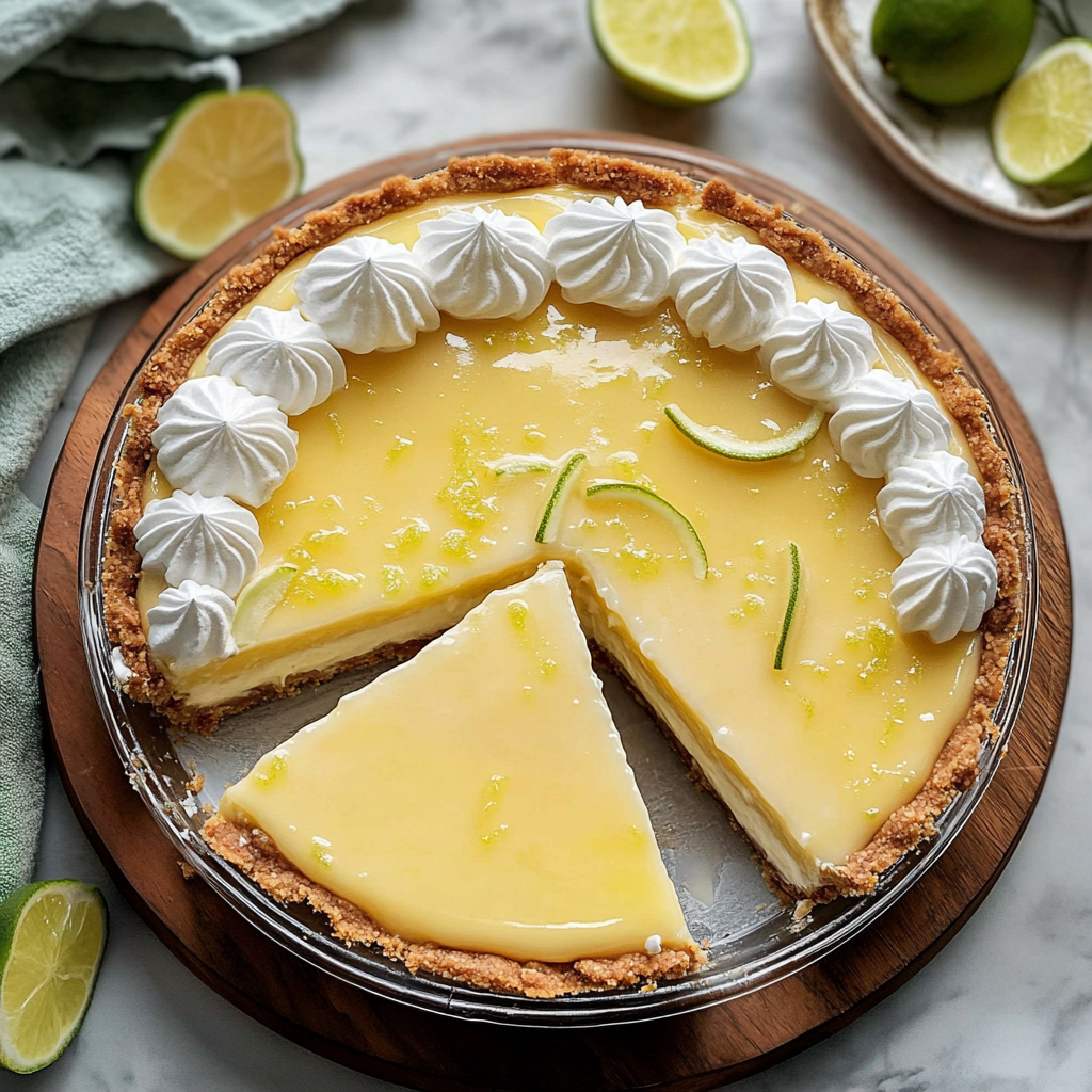 Recipe preparation for Instant Pot Key Lime Pie