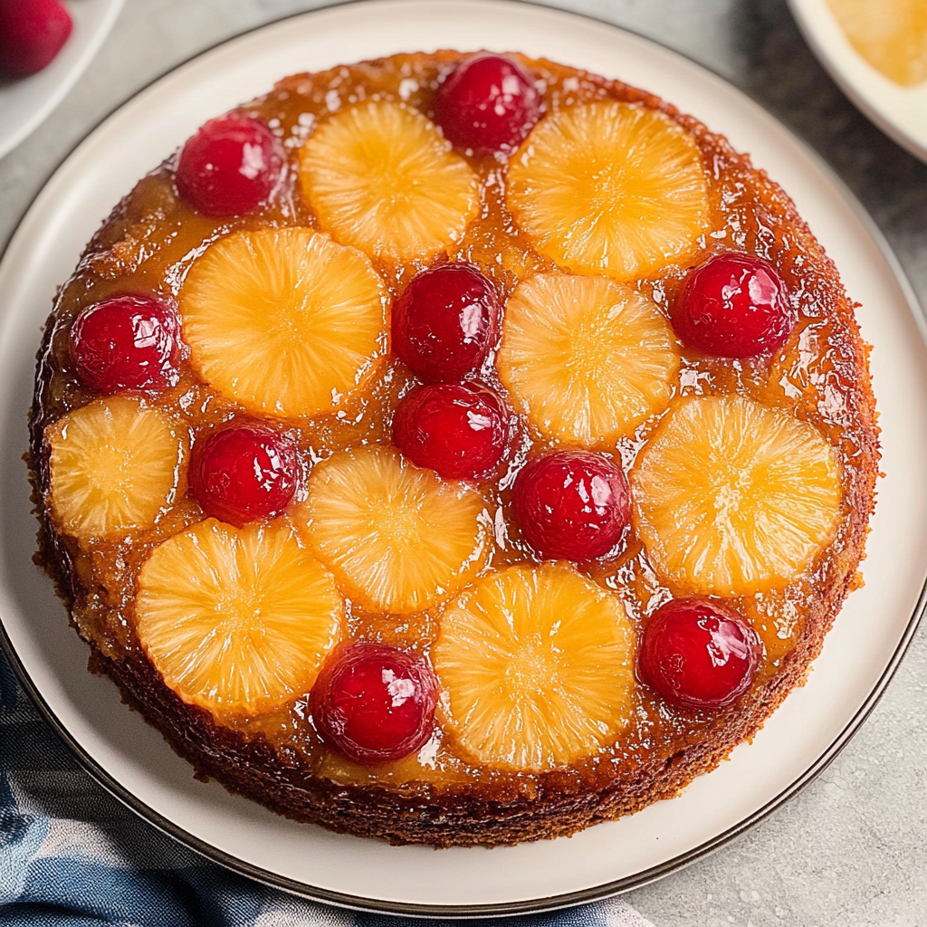 Recipe preparation for Instant Pot Pineapple Upside Down Cake