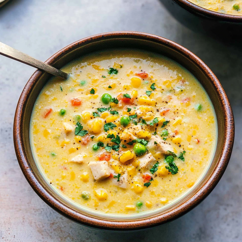 Recipe preparation for instant pot corn chowder