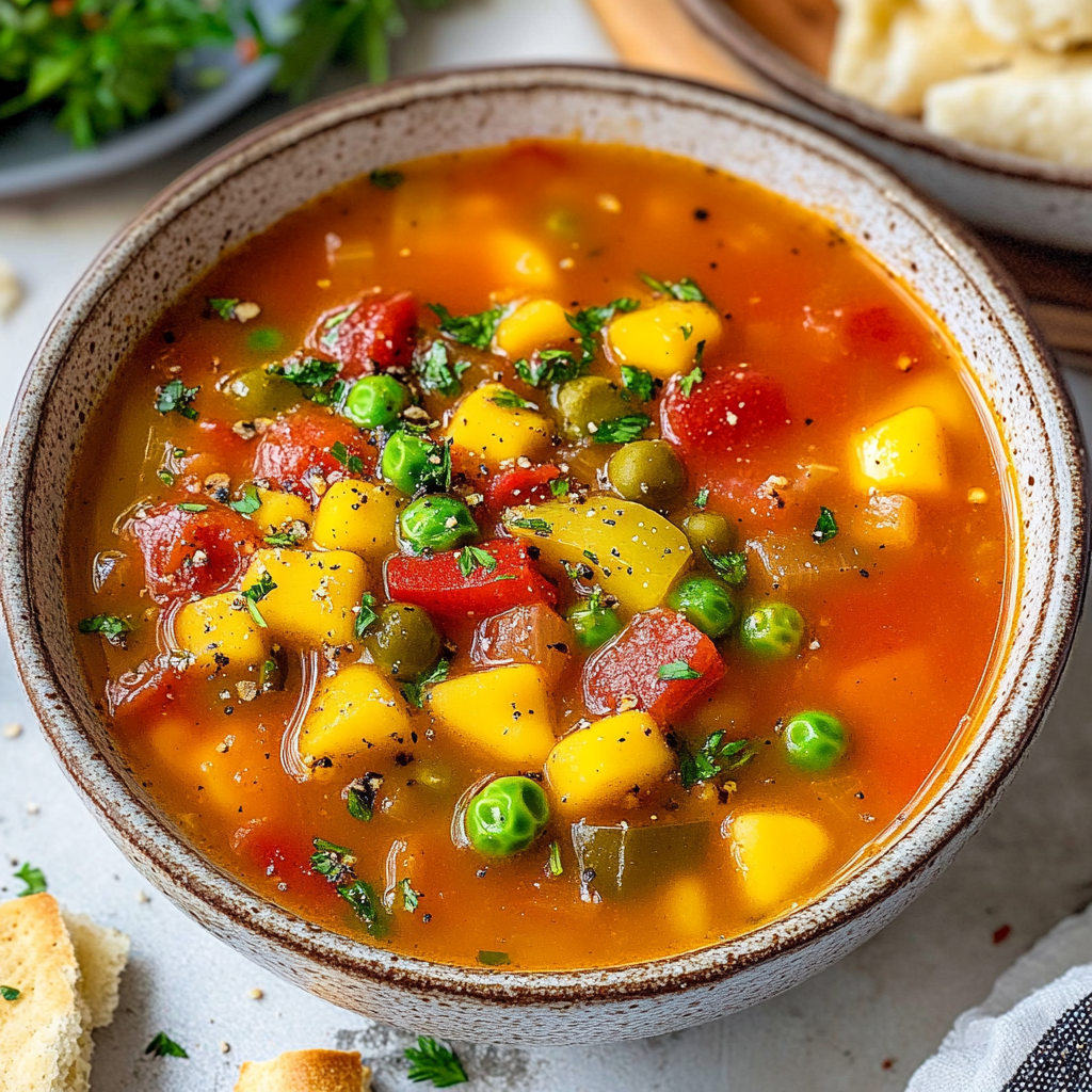 Recipe preparation for instant pot summer vegetable soup