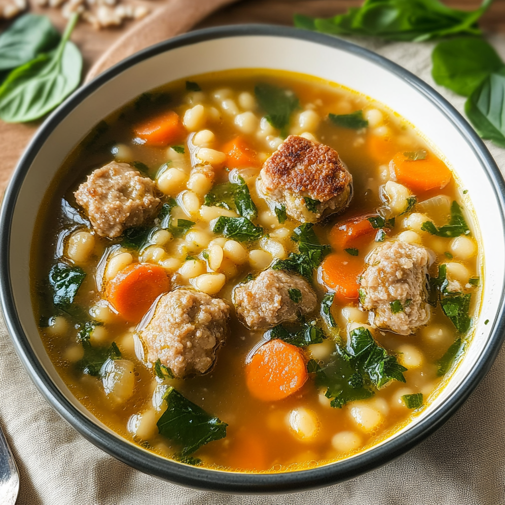 Recipe preparation for slow cooker italian wedding soup