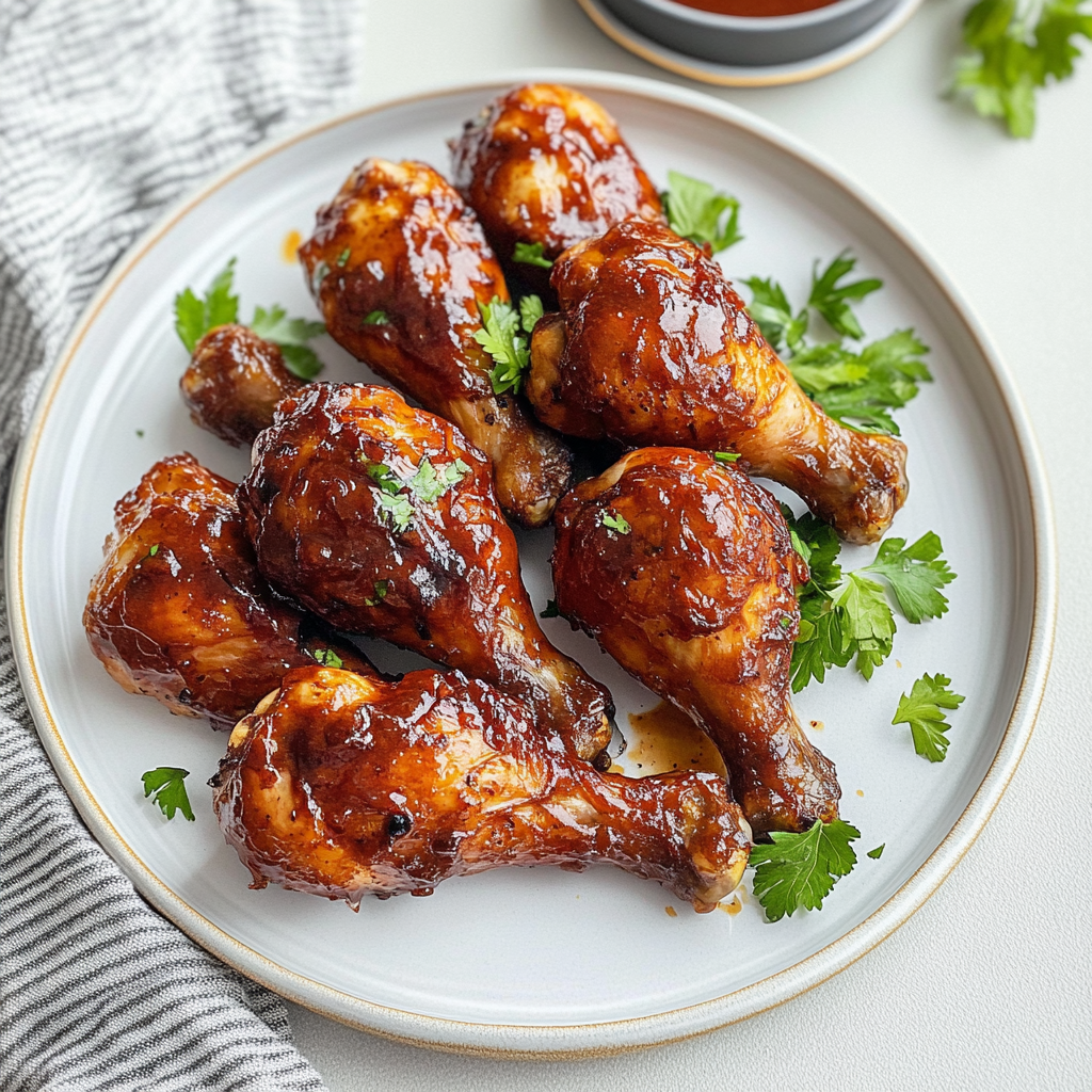 Recipe preparation for slow cooker bbq chicken drumsticks