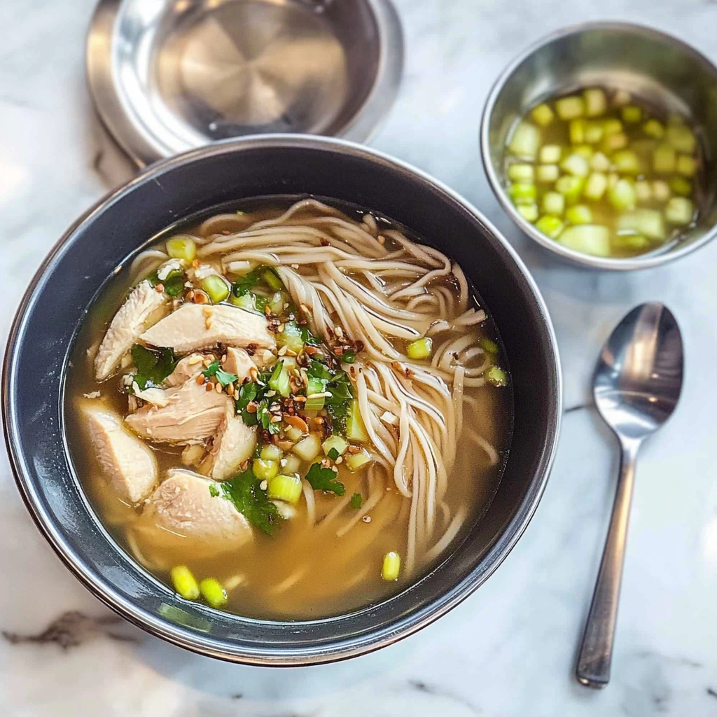 Recipe preparation for 30-Minute Spicy Soba Noodles with Chicken