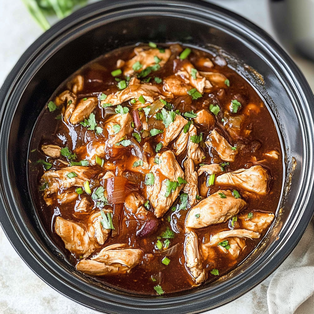 Recipe preparation for Easy Slow Cooker Chicken Recipe for Busy Weeknights