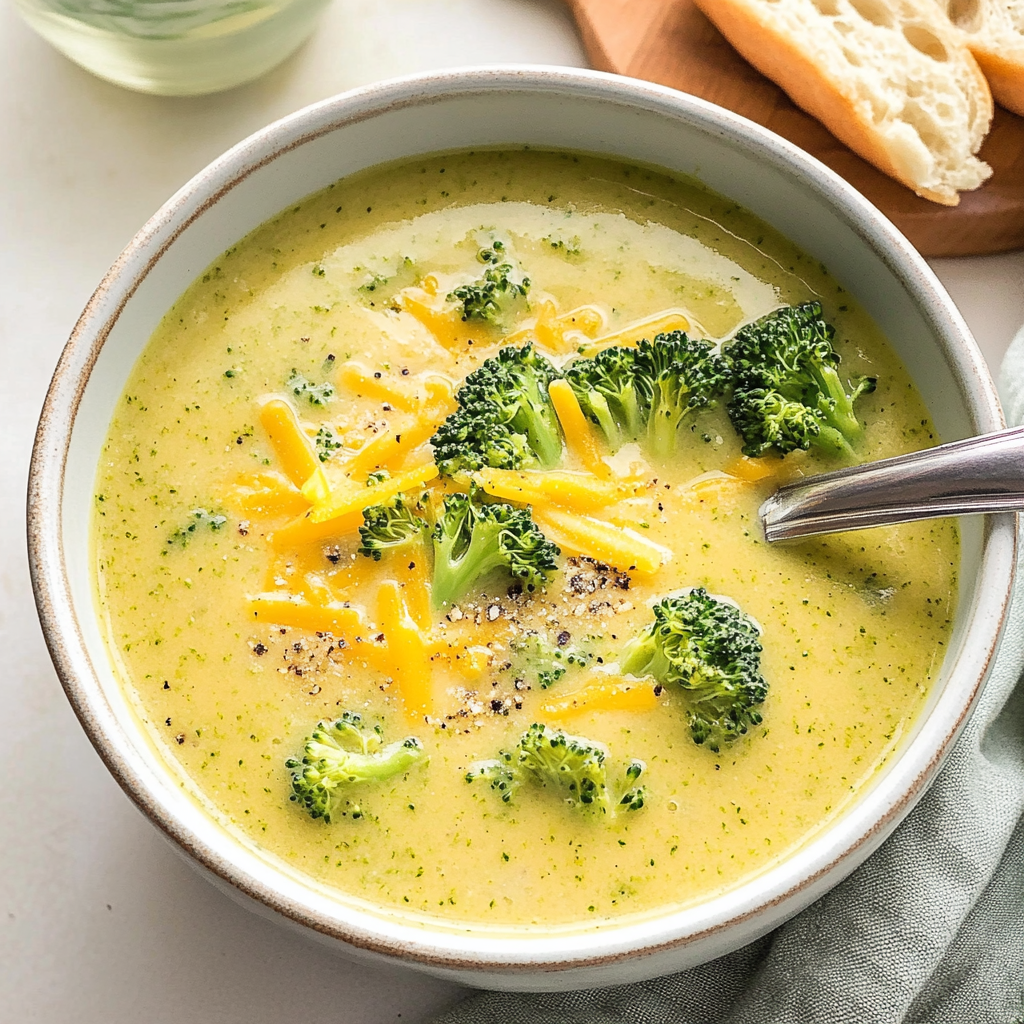 Recipe preparation for instant pot broccoli cheddar soup