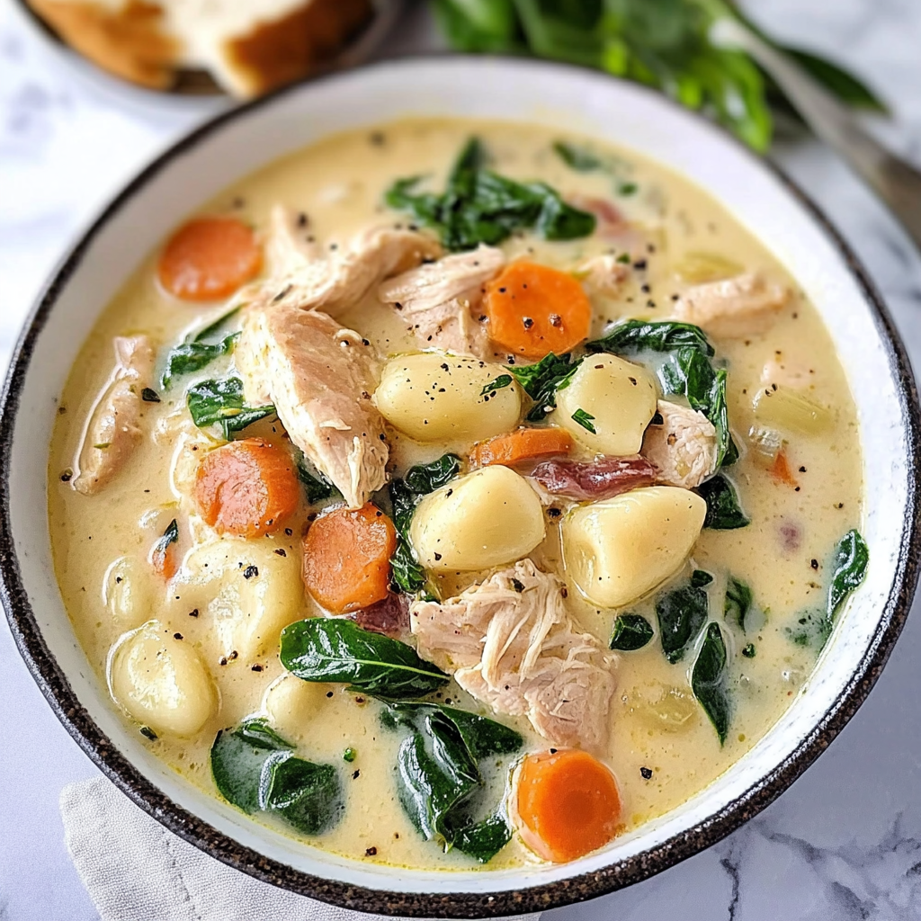 Recipe preparation for instant pot chicken gnocchi soup