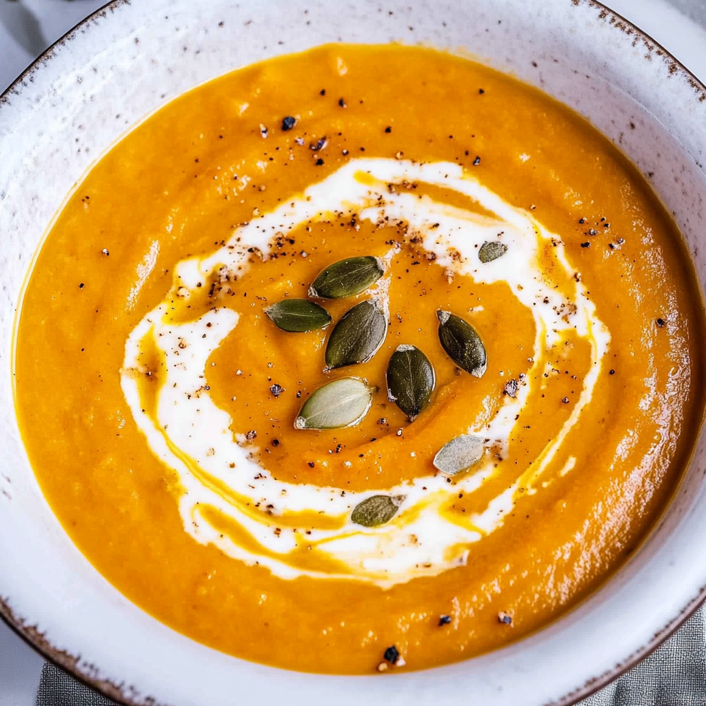Recipe preparation for slow cooker butternut squash soup