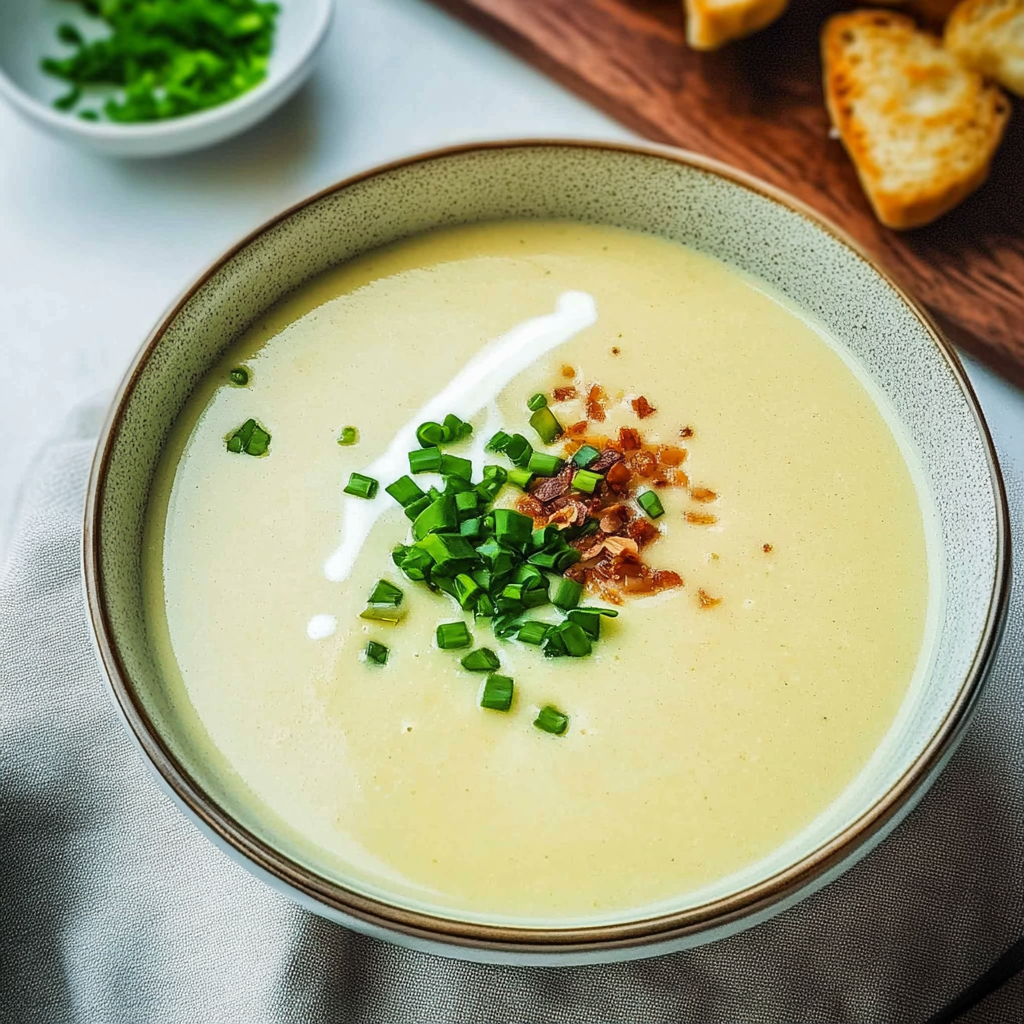 Recipe preparation for Instant Pot Creamy Chestnut and Leek Soup