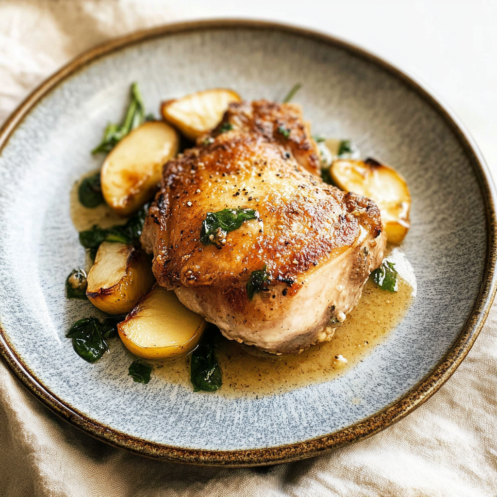 Recipe preparation for 30 minute Pear & Gorgonzola Stuffed Pork Chops