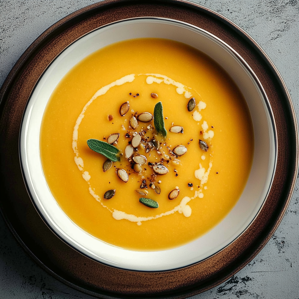 Recipe preparation for Instant Pot Butternut Squash Soup