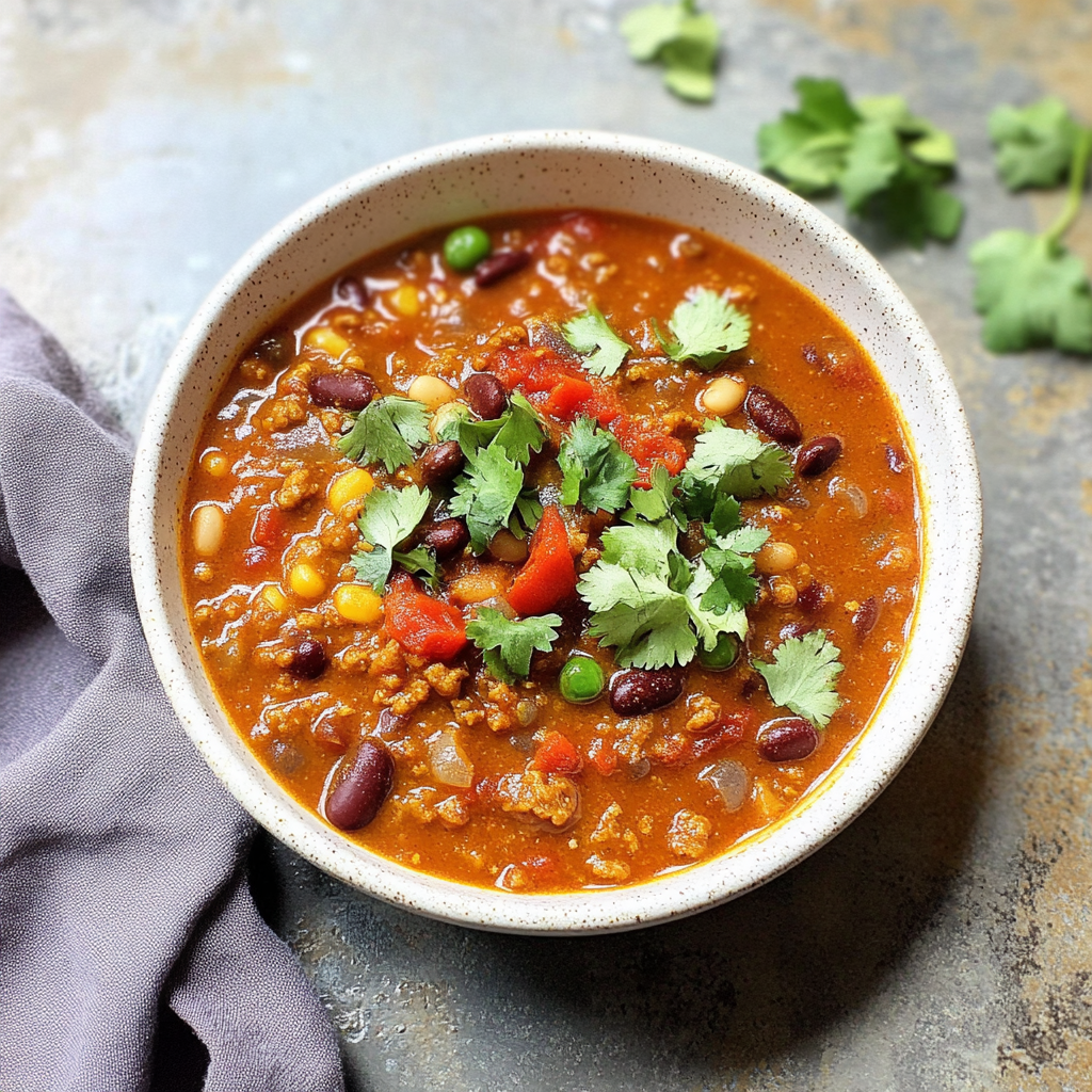 Recipe preparation for Instant Pot Vegetarian Chili