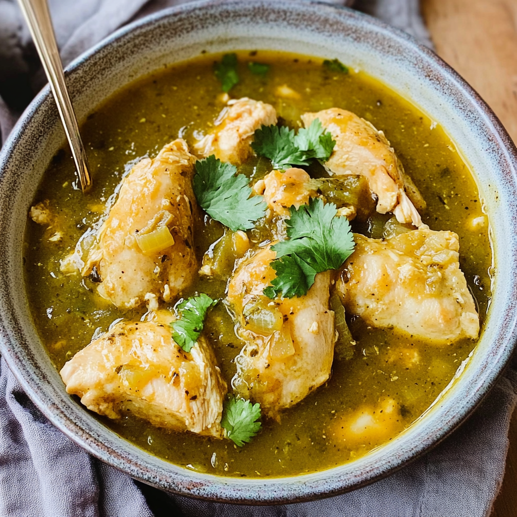 Recipe preparation for Instant Pot Chicken Chile Verde