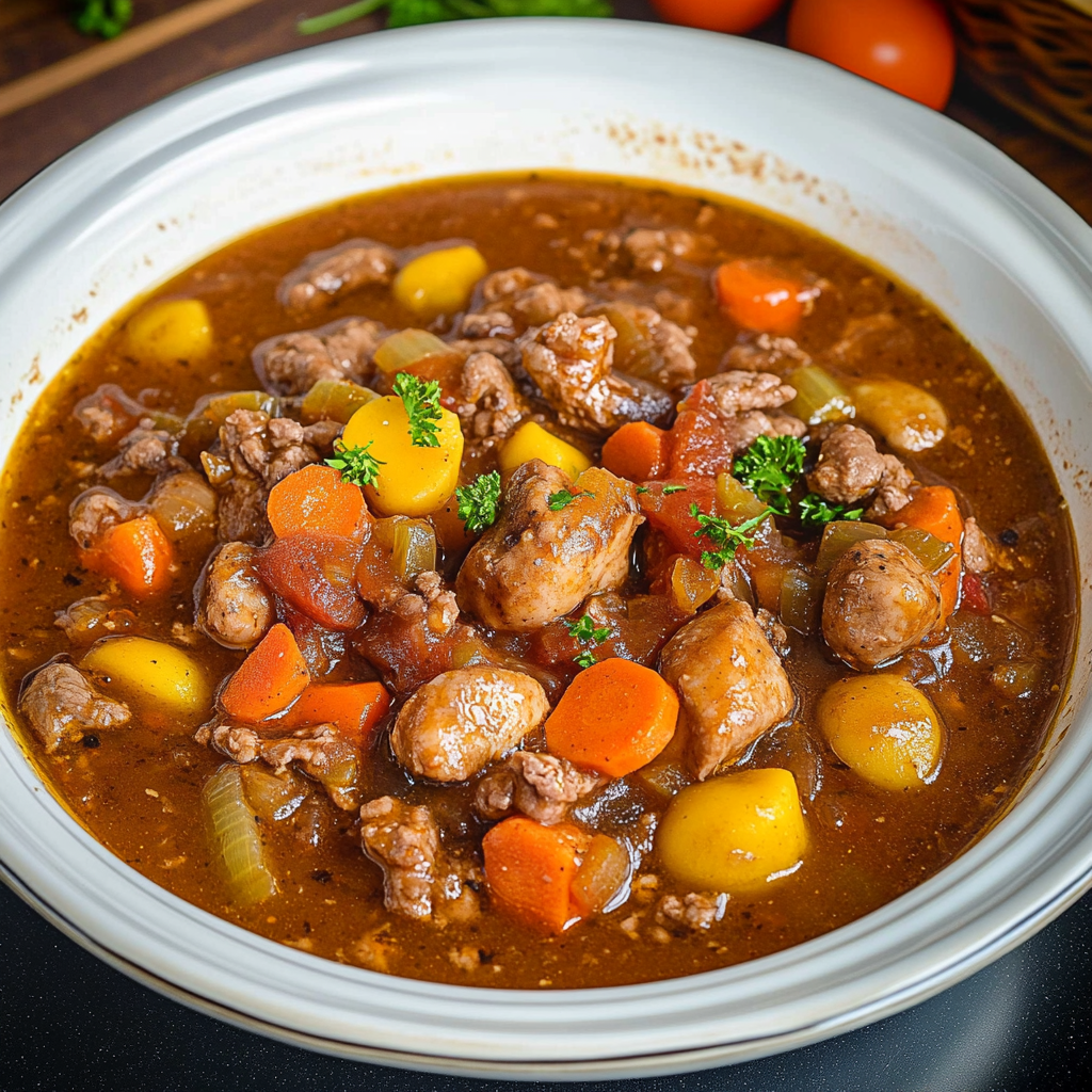Recipe preparation for Crockpot Witches’ Brew Stew