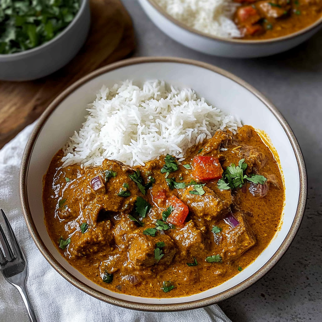 Recipe preparation for Slow Cooker Beef Coconut Curry