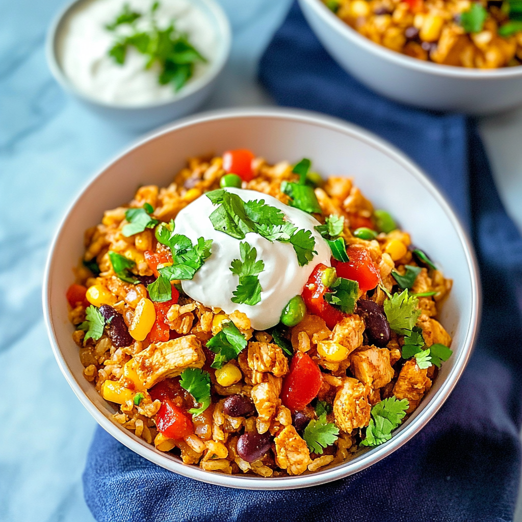 Recipe preparation for Instant Pot Chipotle Chicken Burrito Bowls