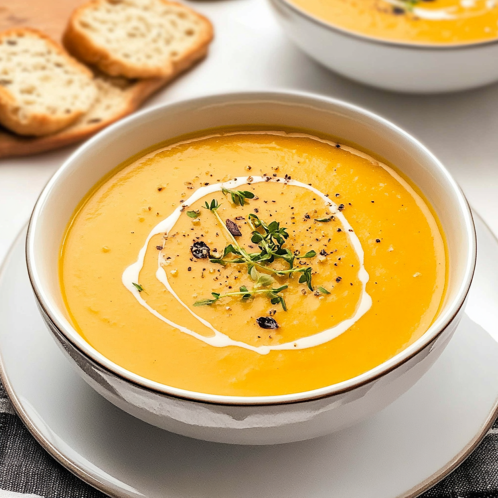 Recipe preparation for Instant Pot Butternut Squash Soup