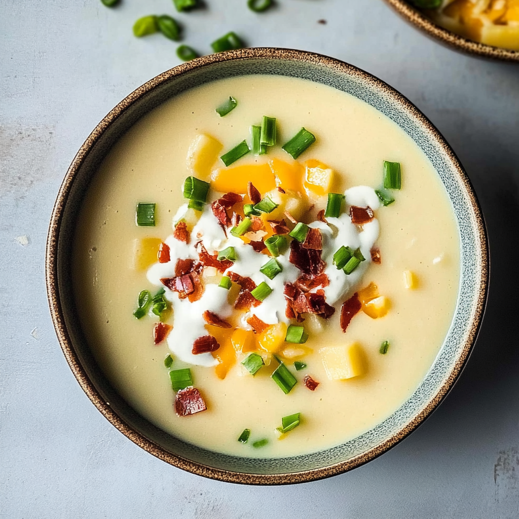 Recipe preparation for Instant Pot Creamy Potato Soup