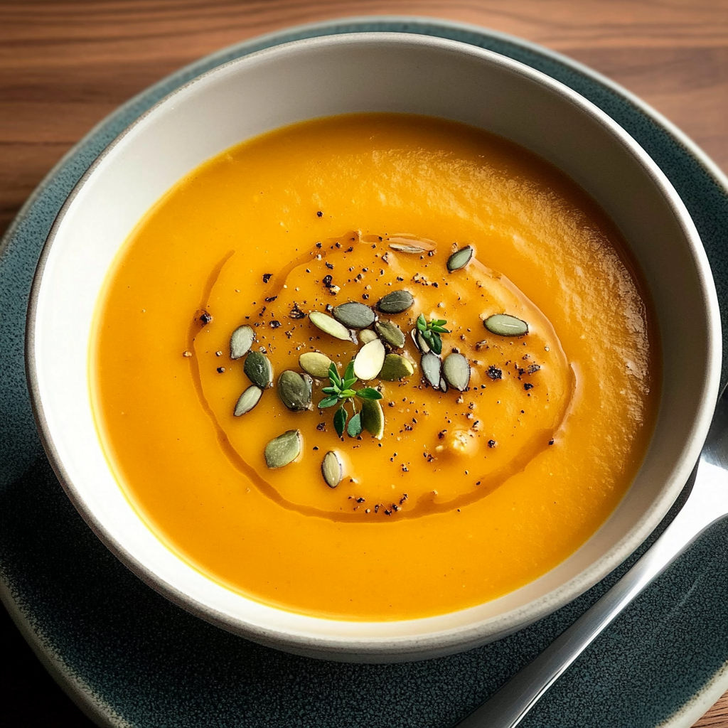 Recipe preparation for Instant Pot Butternut Squash Soup