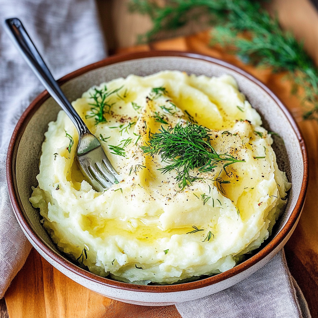 Recipe preparation for Instant Pot Mashed Potatoes with Cream Cheese