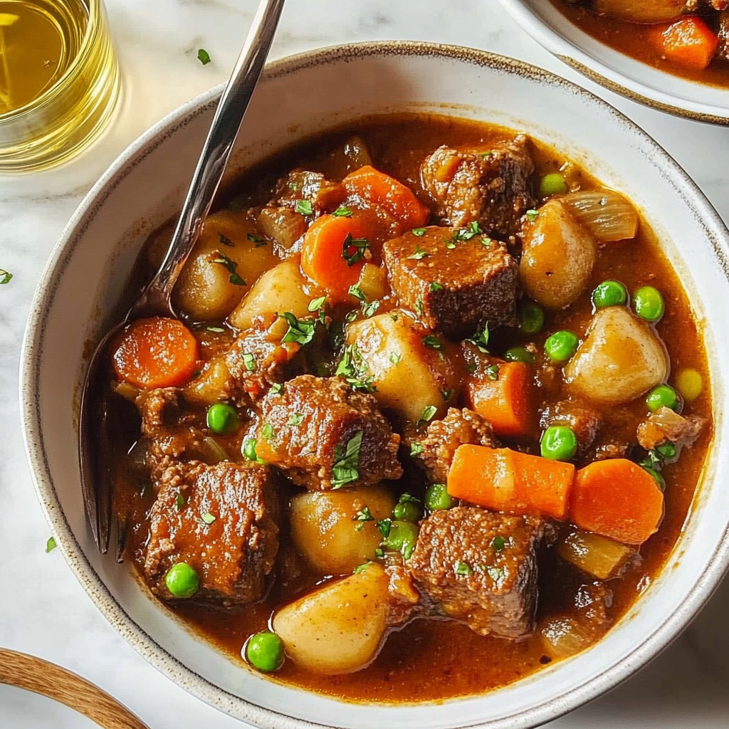 Recipe preparation for Instant Pot Beef Stew (Holiday Style)