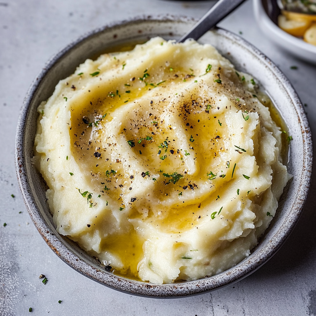 Recipe preparation for Instant Pot Garlic Mashed Potatoes