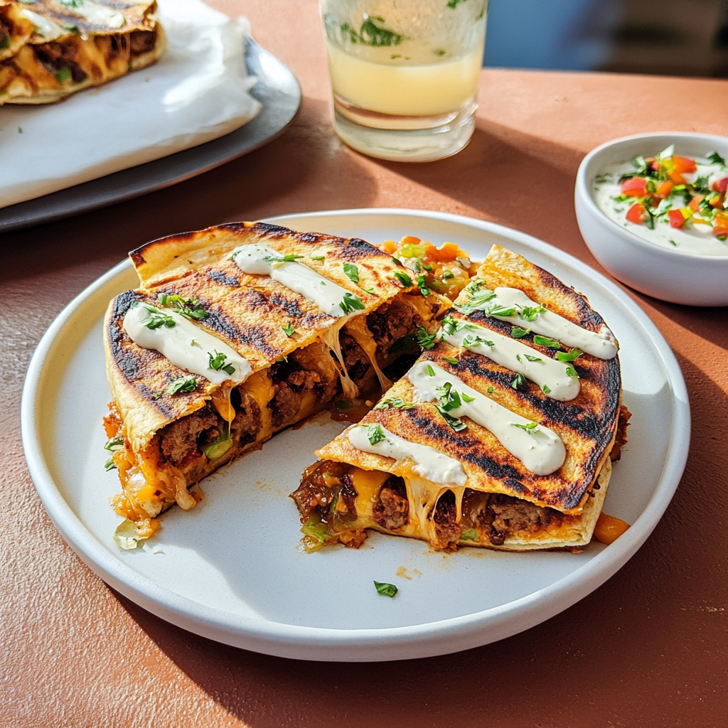 Recipe preparation for 30 minute Butternut Squash Black Bean Quesadillas