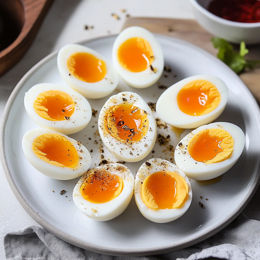 Recipe preparation for Instant Pot Hard Boiled Eggs (For easy peeling)