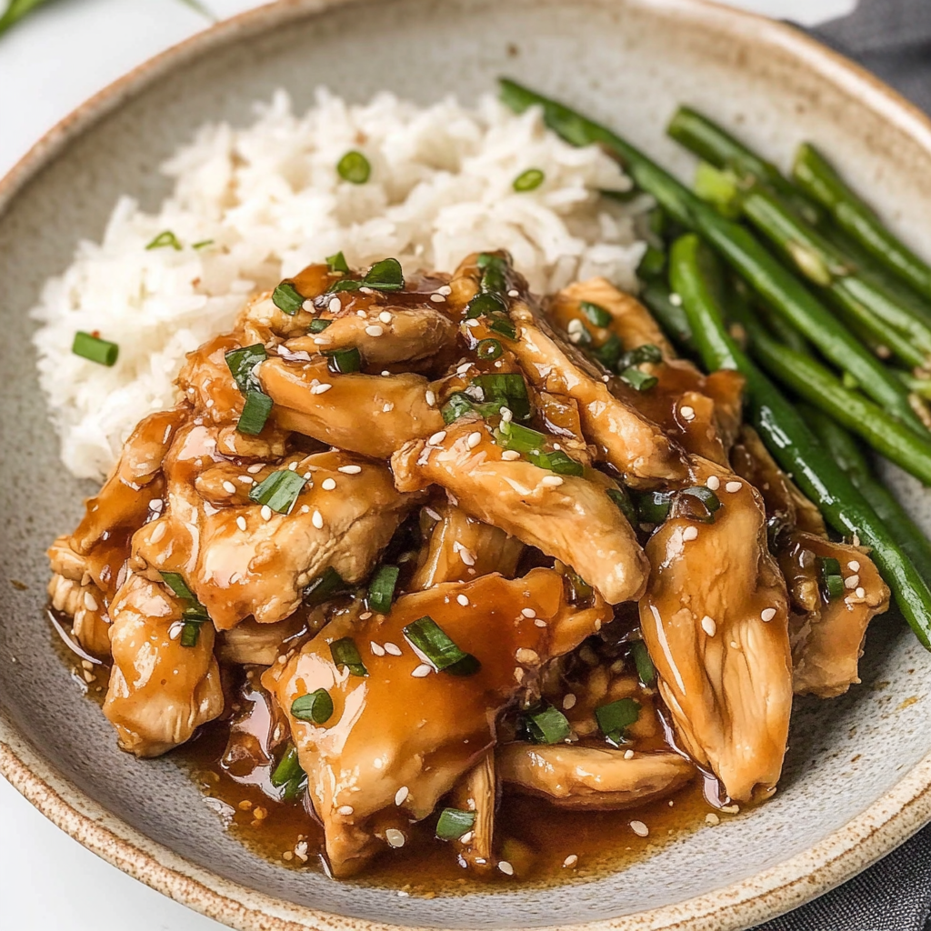 Recipe preparation for Slow Cooker Honey Garlic Chicken