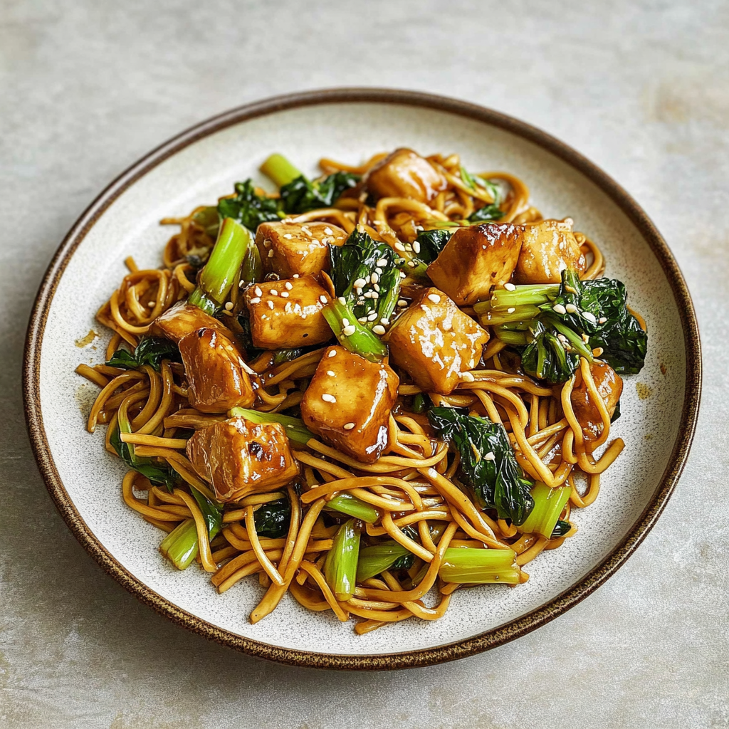 Recipe preparation for Quick Chicken Stir-Fry Noodles