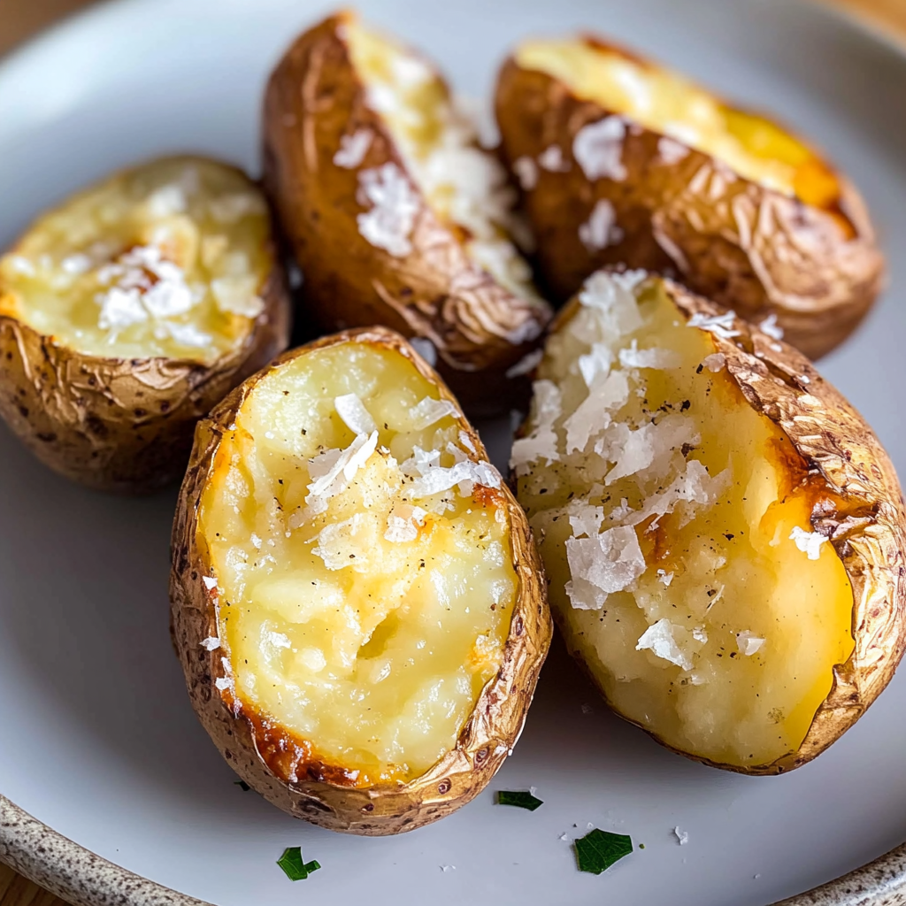 Recipe preparation for Instant Pot Baked Potatoes