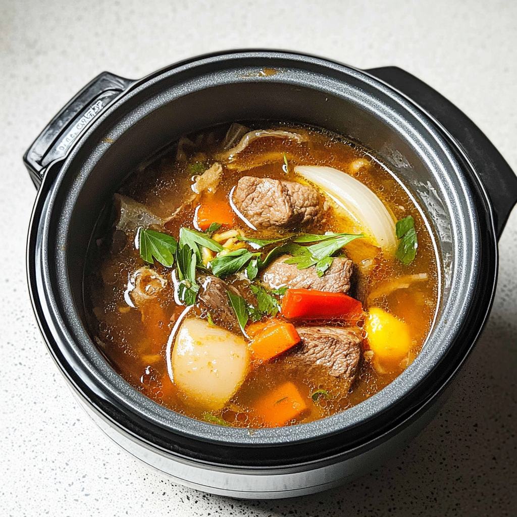 Recipe preparation for Instant Pot beef Bone Broth