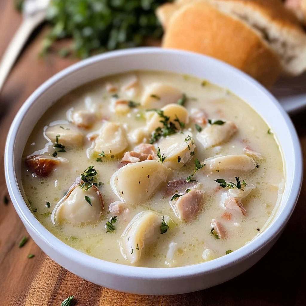 Recipe preparation for Instant Pot Clam Chowder