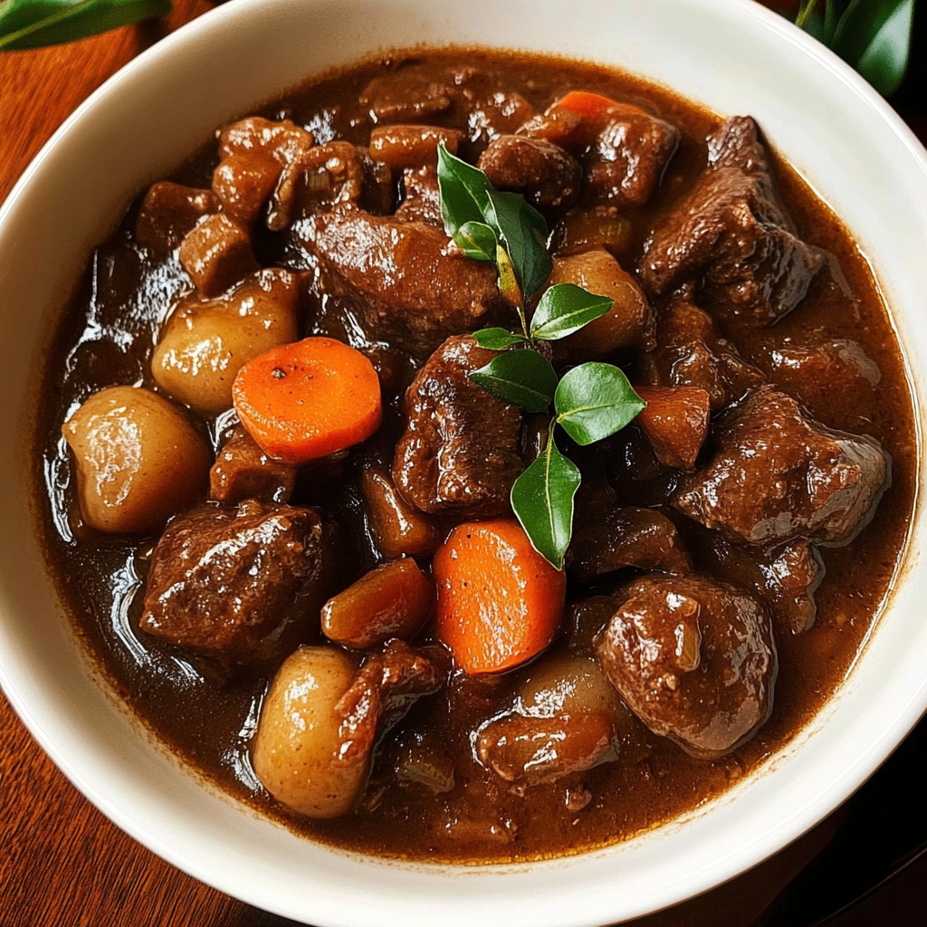 Recipe preparation for Pot Lamb Stew