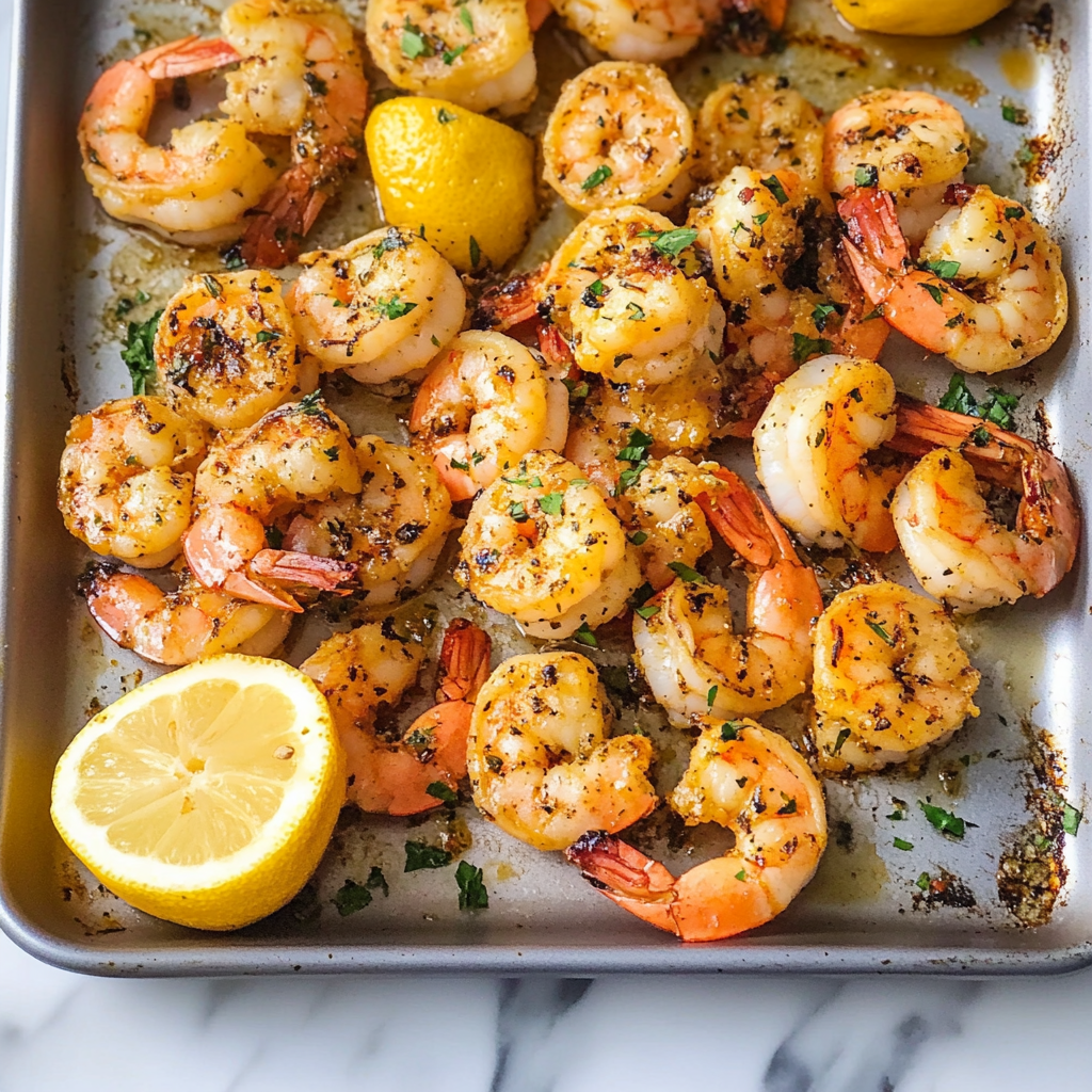 Recipe preparation for Sheet Pan Shrimp Boil