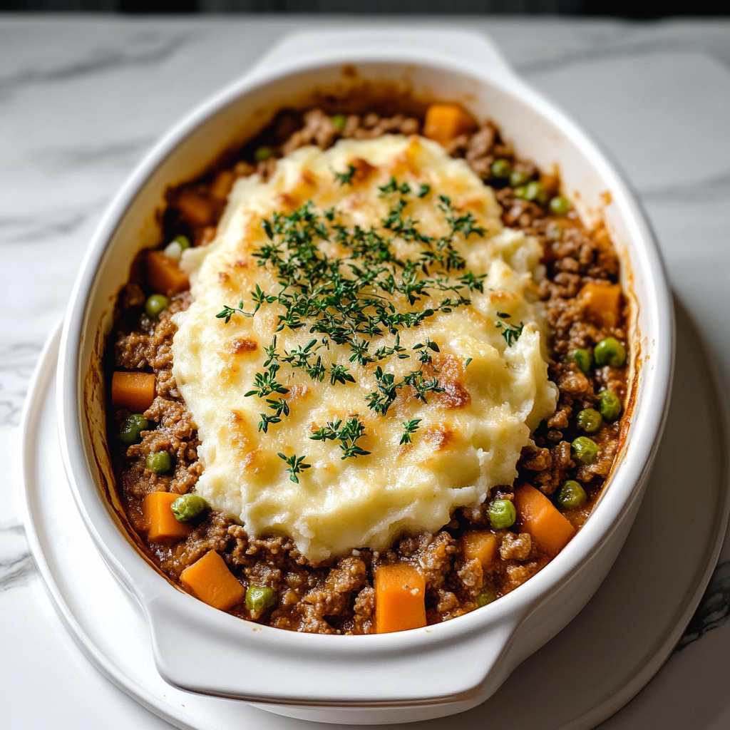 Recipe preparation for Slow Cooker Shepherd's Pie