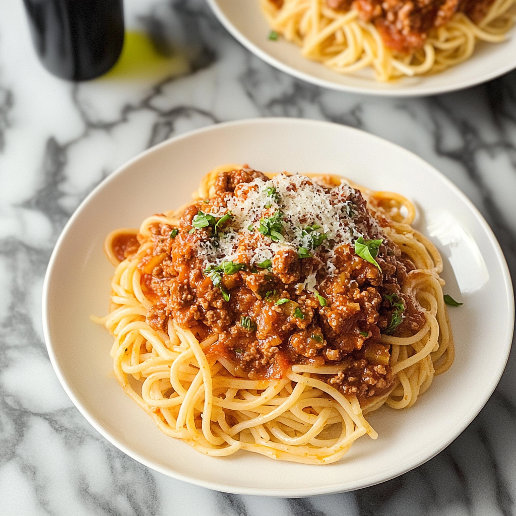 Recipe preparation for Turkey Bolognese
