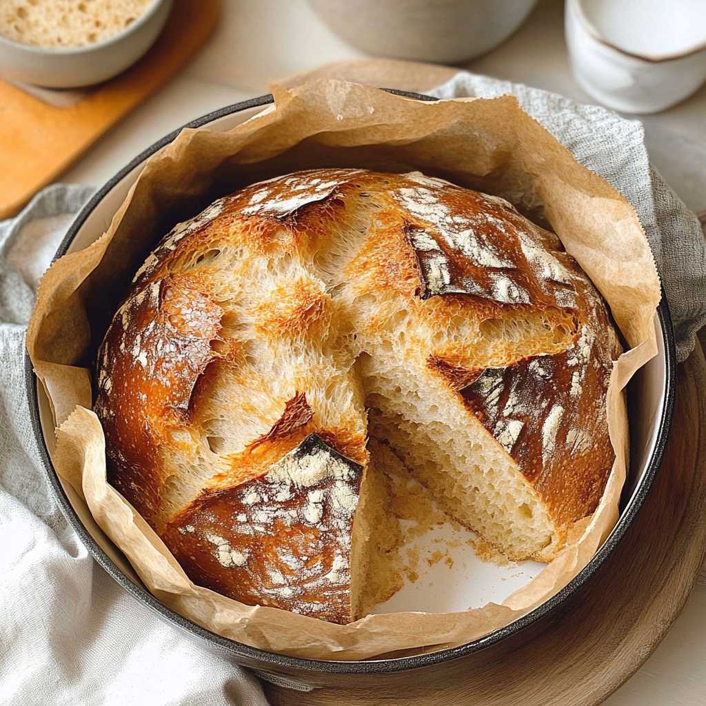 Recipe preparation for Dutch Oven Bread