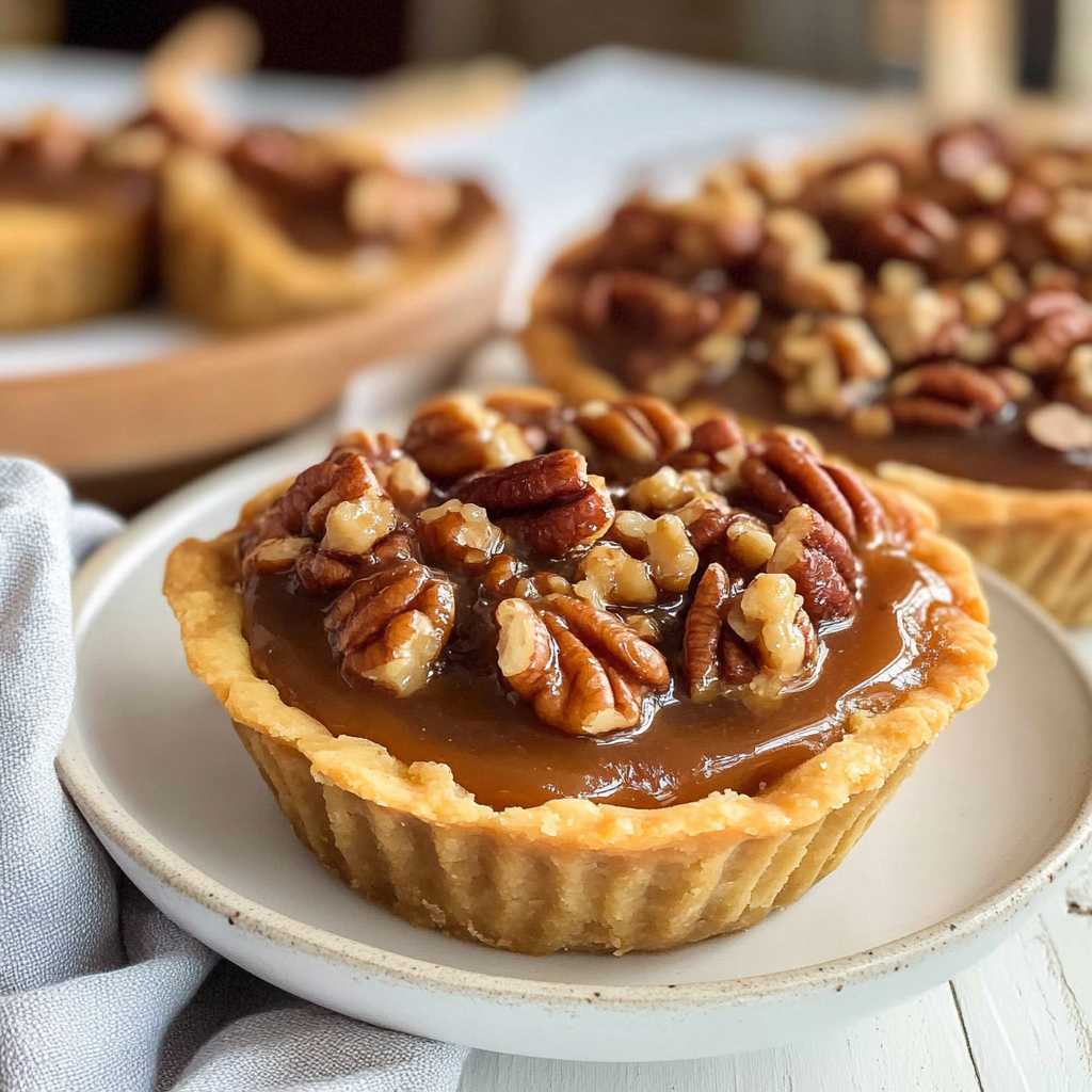 Recipe preparation for Pecan Pie Bites